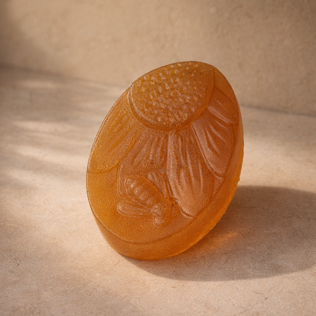 Ange d’Ambre – Savon lait de chèvre nourrissant & éclat