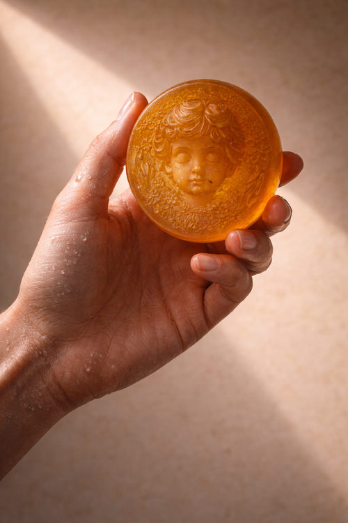 Aura Angélique – Savon lait de chèvre bonne mine